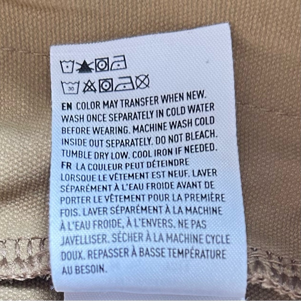 American Eagle Outfitters Men's Tan Tech Joggers Medium Tall Modern Utility - Picture 5 of 10